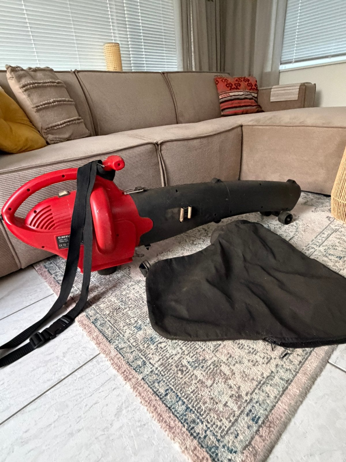 Elektrische bladblazer & bladzuiger Gamma, Ophalen of Verzenden, Gebruikt, Elektrisch
