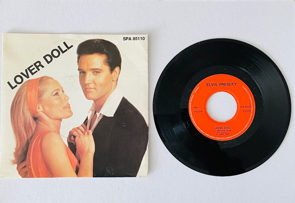 Elvis Presley ‎– Lover Doll - Rare Import EP 1985, Cd's en Dvd's, Gebruikt, Verzenden, 7 inch, Pop
