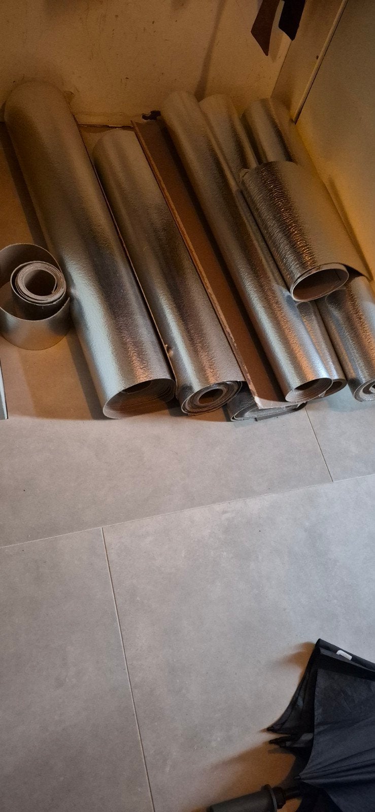 Ondervloer geschikt voor vloerverwarming - 35m², Huis en Inrichting, Stoffering | Vloerbedekking, Ophalen, Gebruikt, 25 tot 50 m²