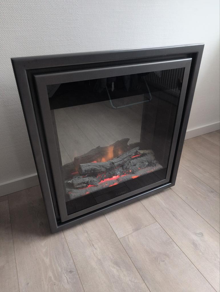 Faber elektrische haard zonder ombouw, Ophalen, Gebruikt, Vrijstaande haard, Elektrische haard