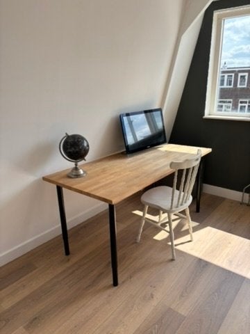 IKEA bureau 155 x 75 cm – ruim werkbureau, Ophalen, Gebruikt, 155 cm, Schoolbureau