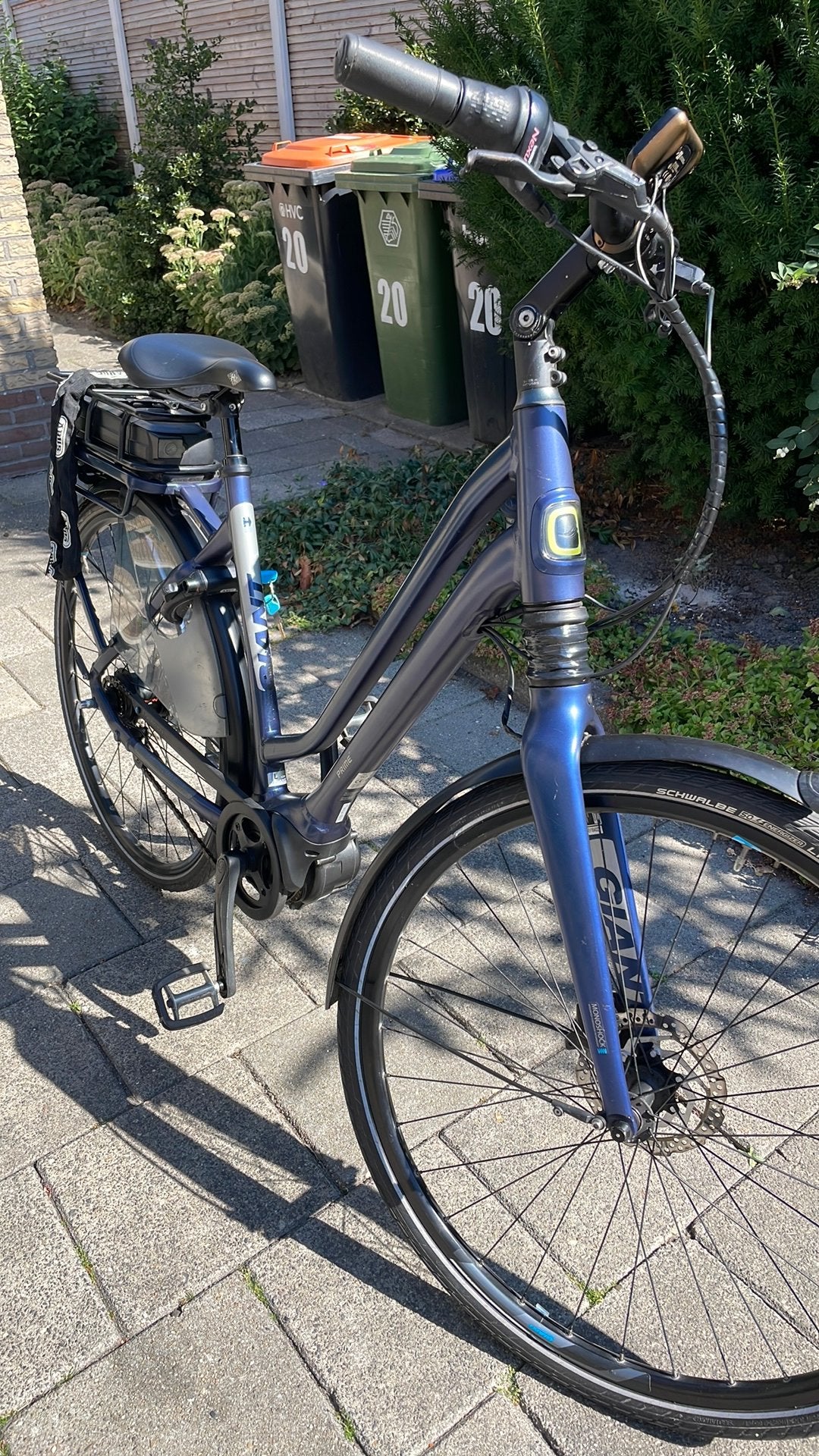 Giant prime+Yamaha middenmoter frame maat L 55cm, Fietsen en Brommers, 51 tot 55 cm, Ophalen, Zo goed als nieuw, Overige merken