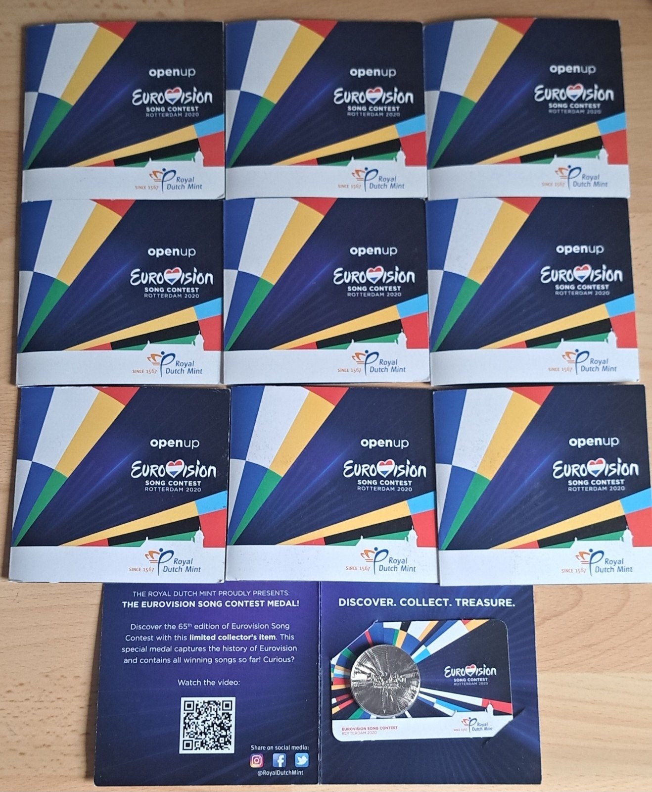 10 X eurovision 2020 €13 per stuk, Ophalen of Verzenden, Overige materialen