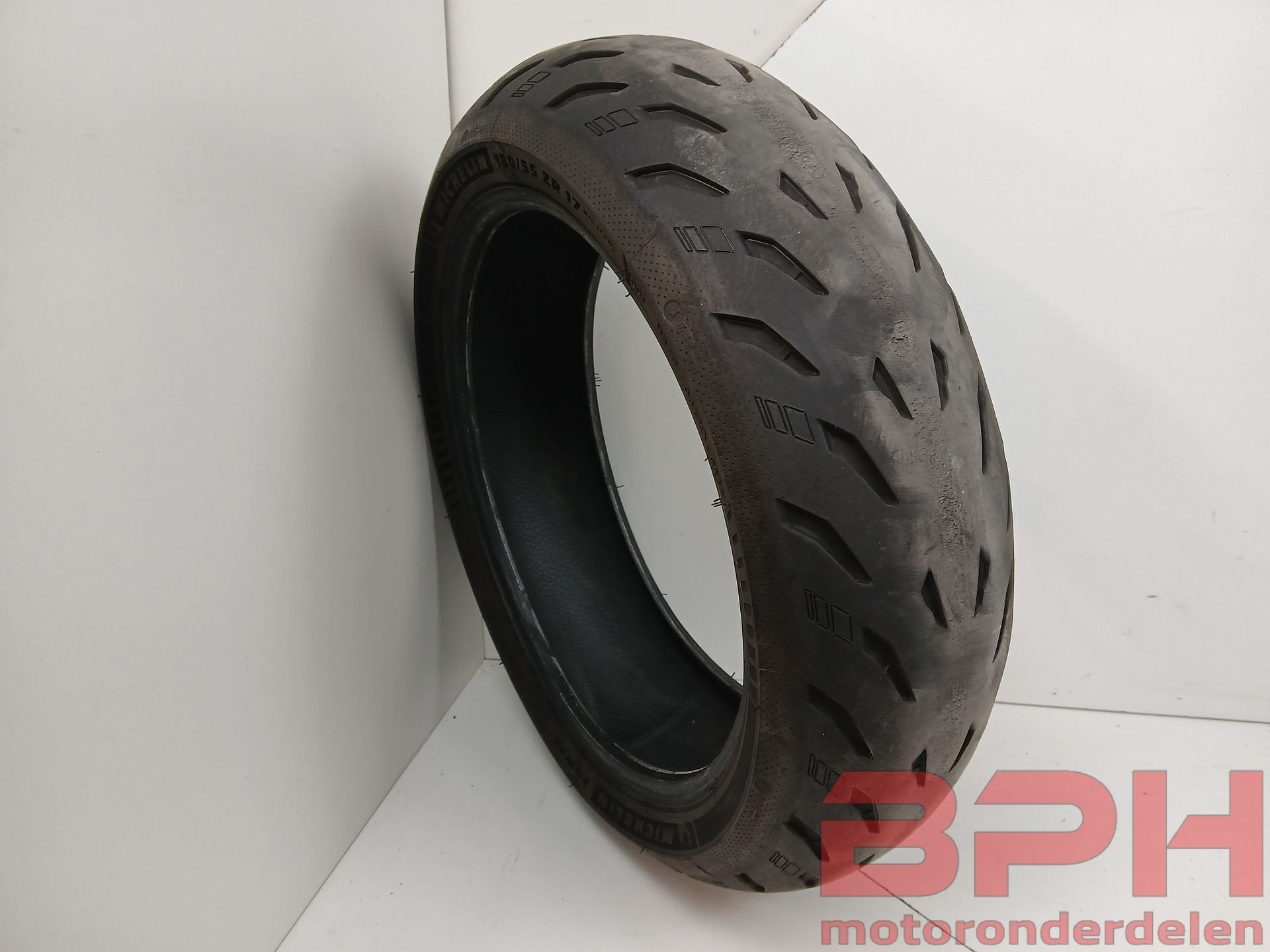 Achterband Michelin Power 5 2ct 180/55/17 band, Gebruikt, -, -, Ophalen of Verzenden