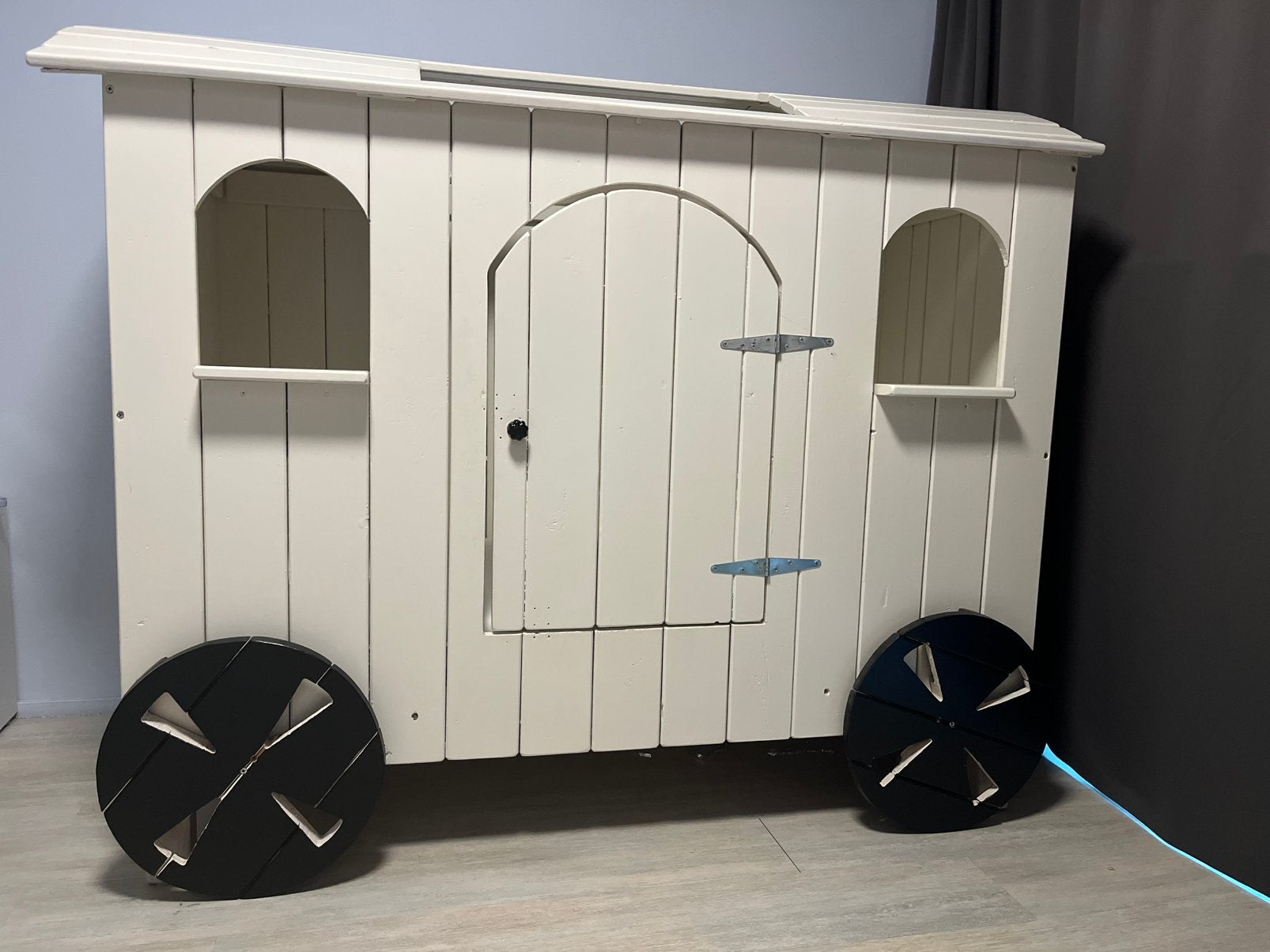 Bed wagon + matras en deken, Ophalen, 70 tot 85 cm, Zo goed als nieuw, Matras
