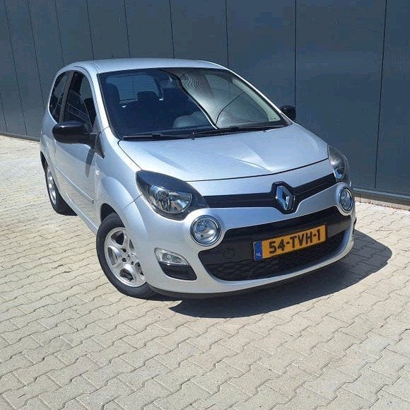 Renault Twingo 1.2 16V 2012 Grijs, Auto's, Voorwielaandrijving, 839 kg, 74 pk, Zwart