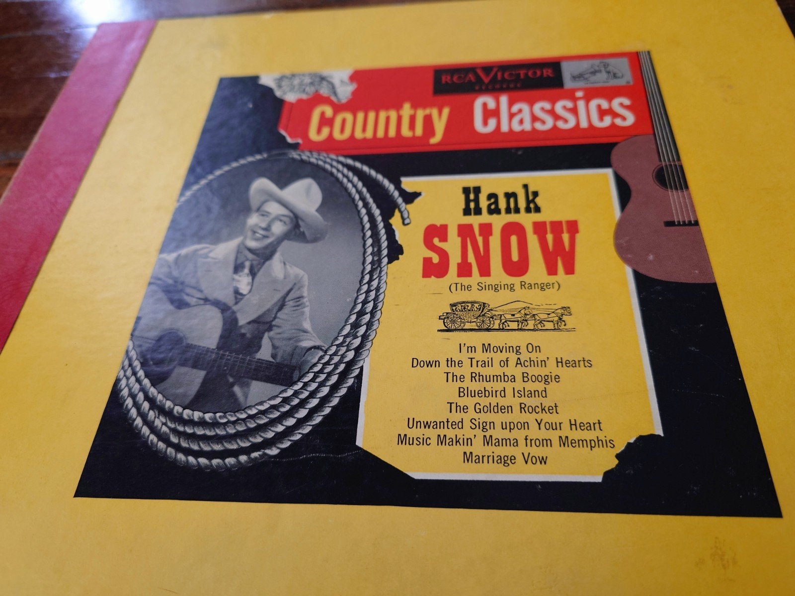 3 lege albums 78t Country hit Roundup Hank Snow en E Arnold, Cd's en Dvd's, Verzenden, Gebruikt, 10 inch, Country