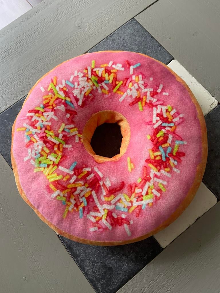 Donuts kussen, Ophalen of Verzenden, Zo goed als nieuw, Vierkant