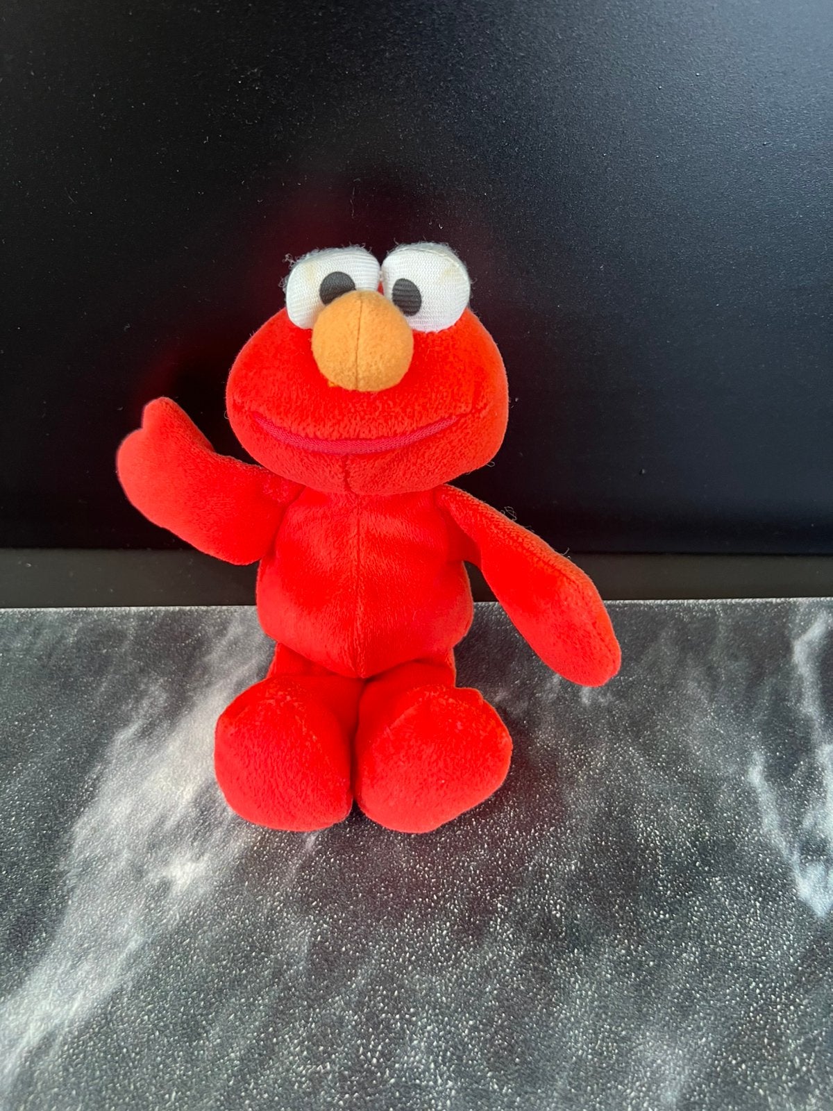 Sesamstraat beanie Elmo 20 cm, Ophalen of Verzenden, Zo goed als nieuw, Overige typen