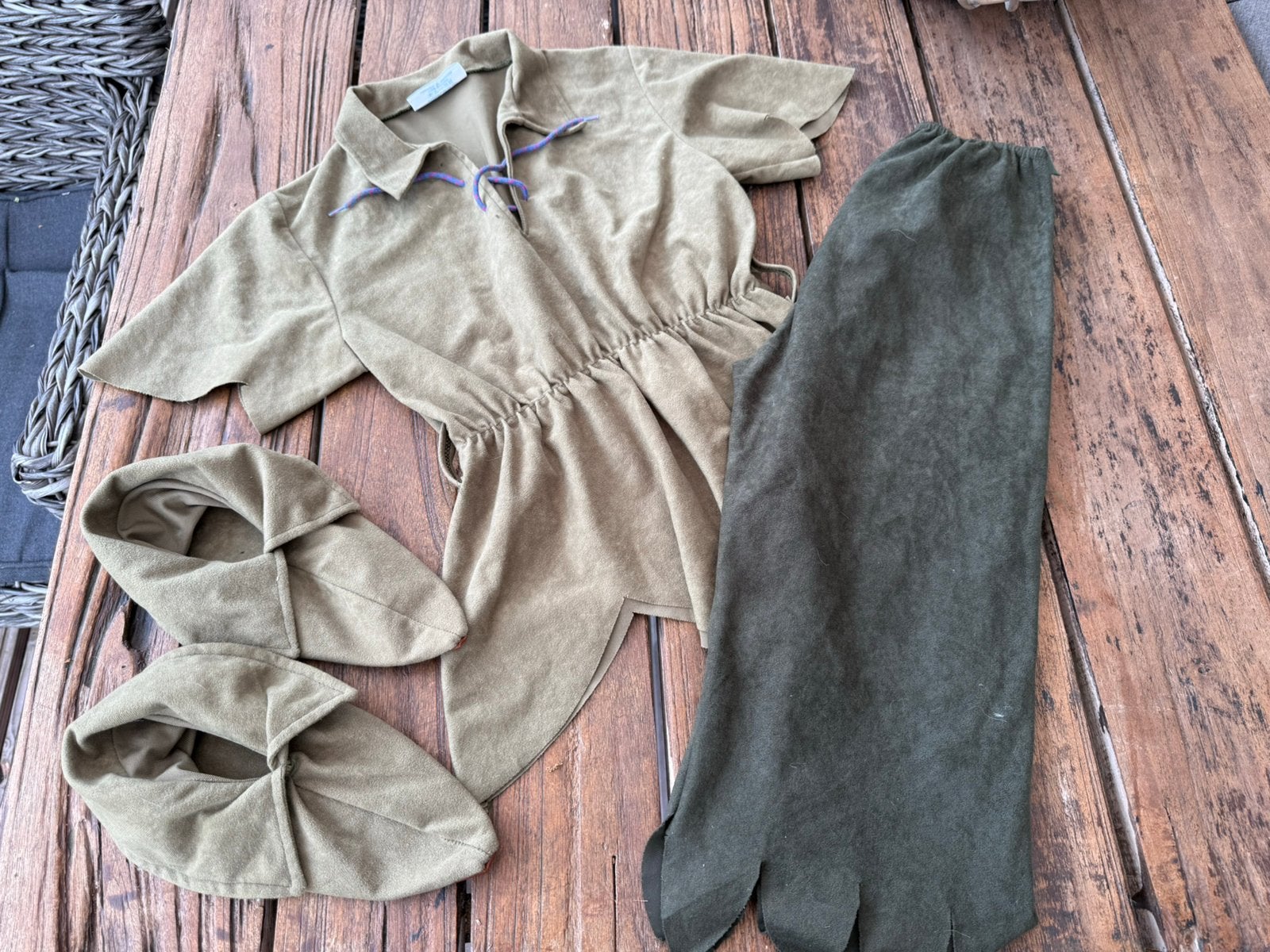 Peter Pan kostuum Disneyland Parijs - Maat 6 jaar, Kinderen en Baby's, Carnavalskleding en Verkleedspullen, Ophalen of Verzenden