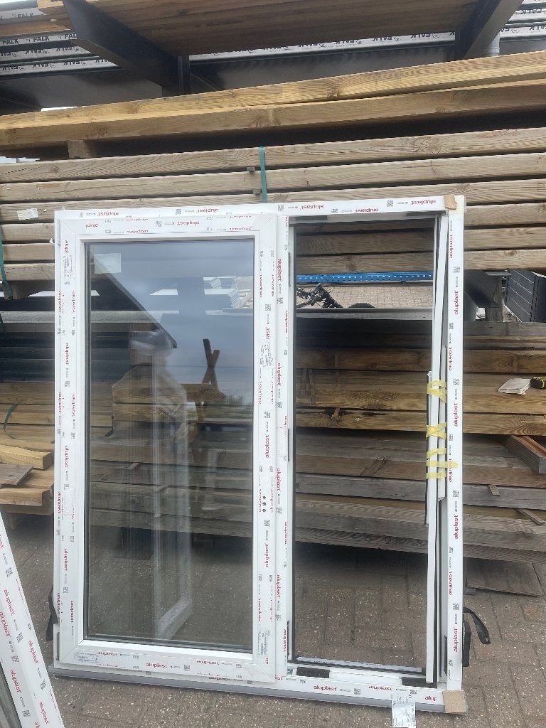 raamkozijn dubbelglas 1 kant zonder glas!, Ophalen, Gevelraam of Ruit, Nieuw, 160 cm of meer