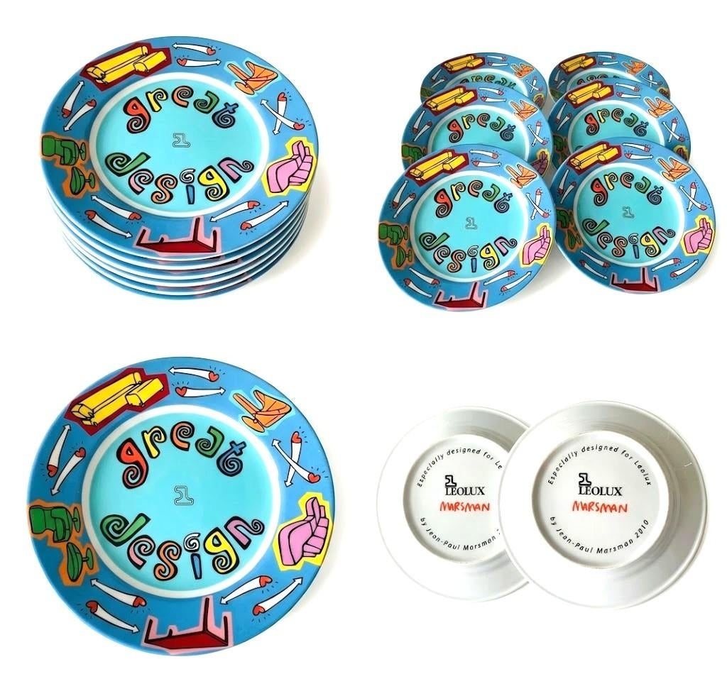 Leolux Art Design collectable |  set 6 borden | ongebruikt !, Ophalen, Leolux, ., Nieuw