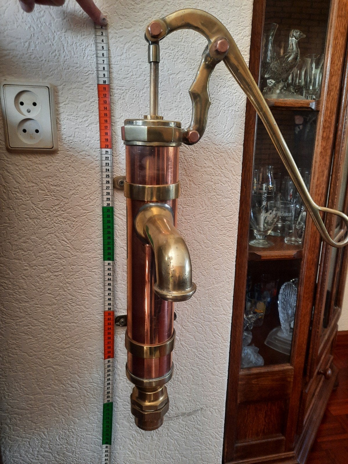 koperen waterpomp, Antiek en Kunst, Ophalen