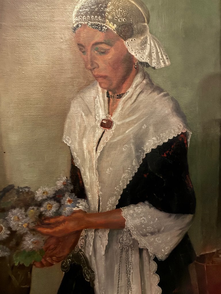 Schilderij, Ophalen, Doek, Portret of Personen, Bijzondere lijst