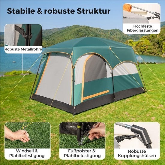 Kampeertent – Familietent – Tunnel Tent – Grote Tent, Corvance B.V., Verzenden, Nieuw, Corvancebol@gmail.com