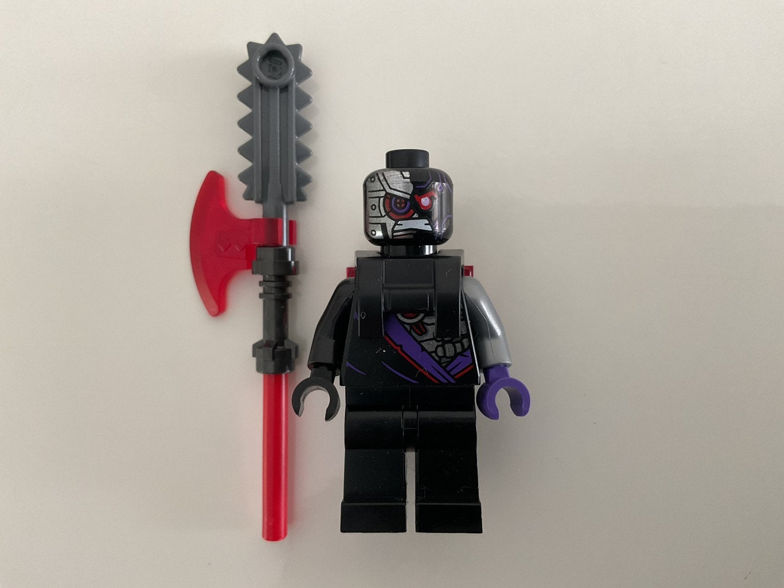 LEGO Ninjago - minifiguur - njo0750 - Nindroid Neck Bracket, Compleet, Lego, Ophalen of Verzenden, Zo goed als nieuw