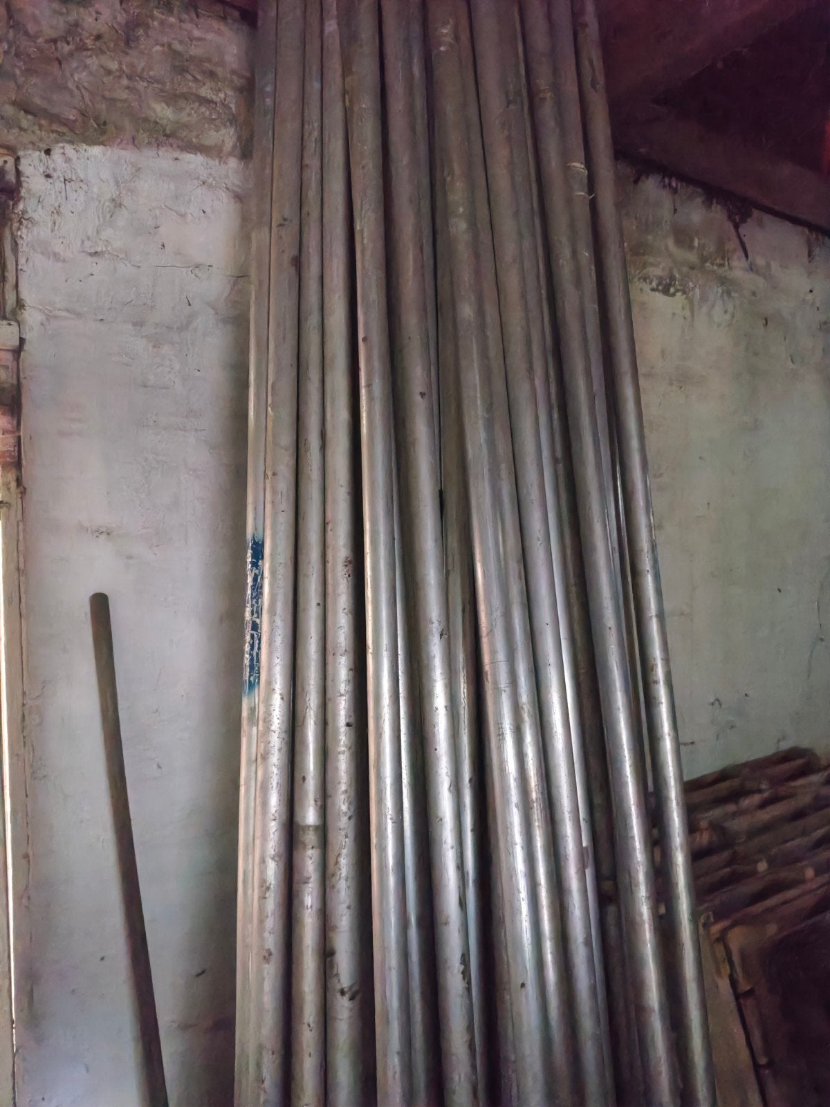 Aluminium palen 3 meter lang, Ophalen of Verzenden, Gebruikt