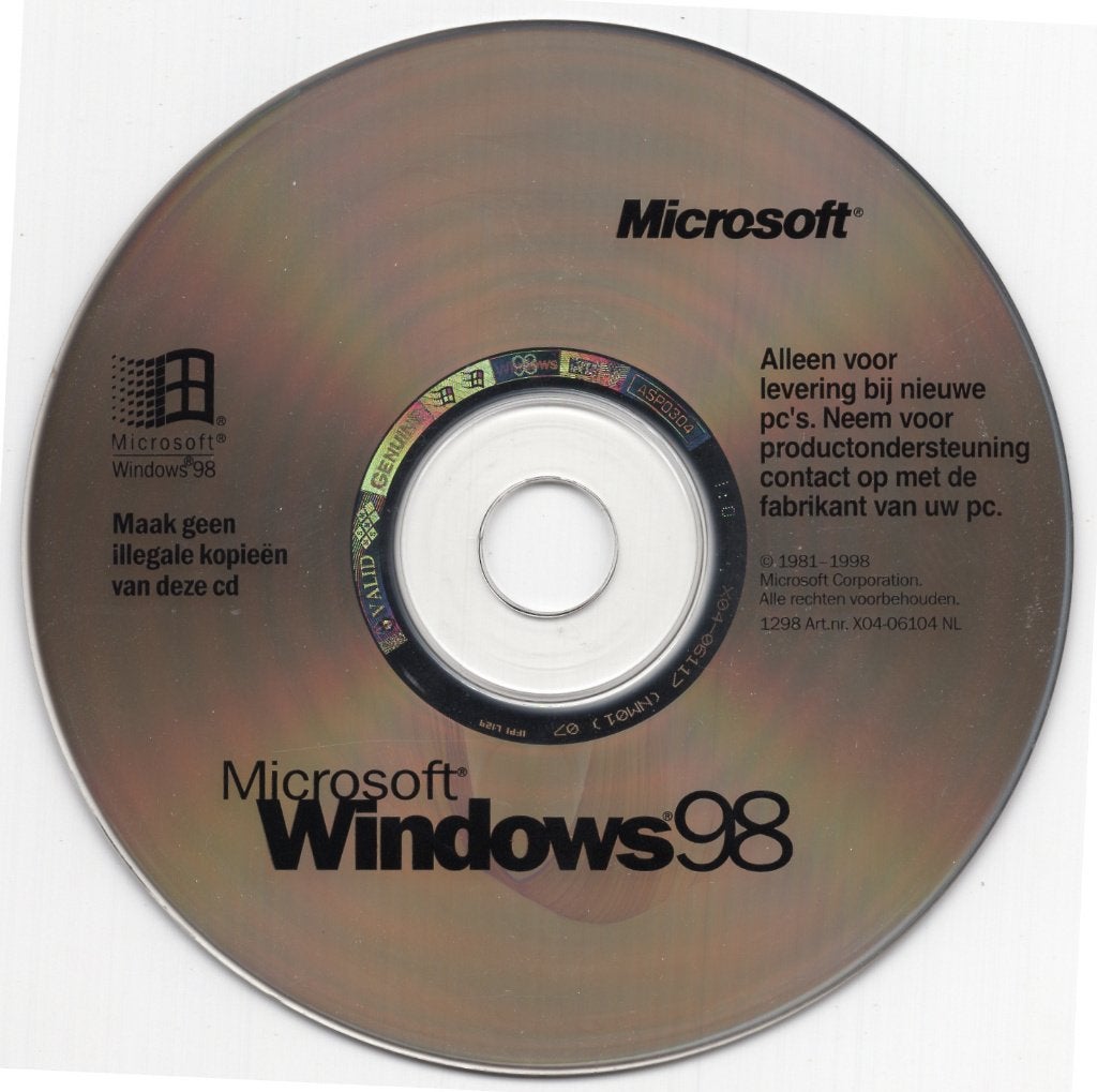 Windows 98 2e NL, Computers en Software, Besturingssoftware, Ophalen of Verzenden, Zo goed als nieuw, Windows