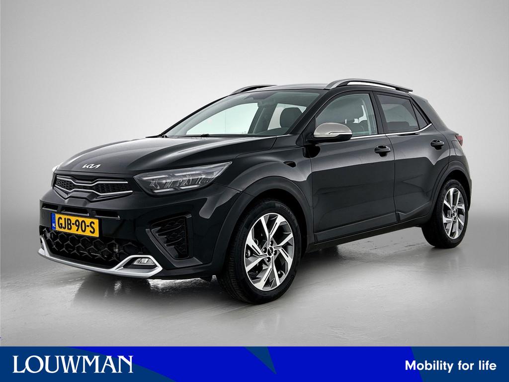 Kia Stonic 1.0 T-GDi MHEV GT-Line Automaat | Stoel/stuurwiel, Auto's, Euro 6, Leder en Stof, Zwart, Origineel Nederlands