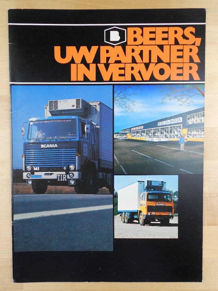 Scania Beers Brochure 1978 - Ebro, Ophalen of Verzenden, Zo goed als nieuw, Overige merken, Scania