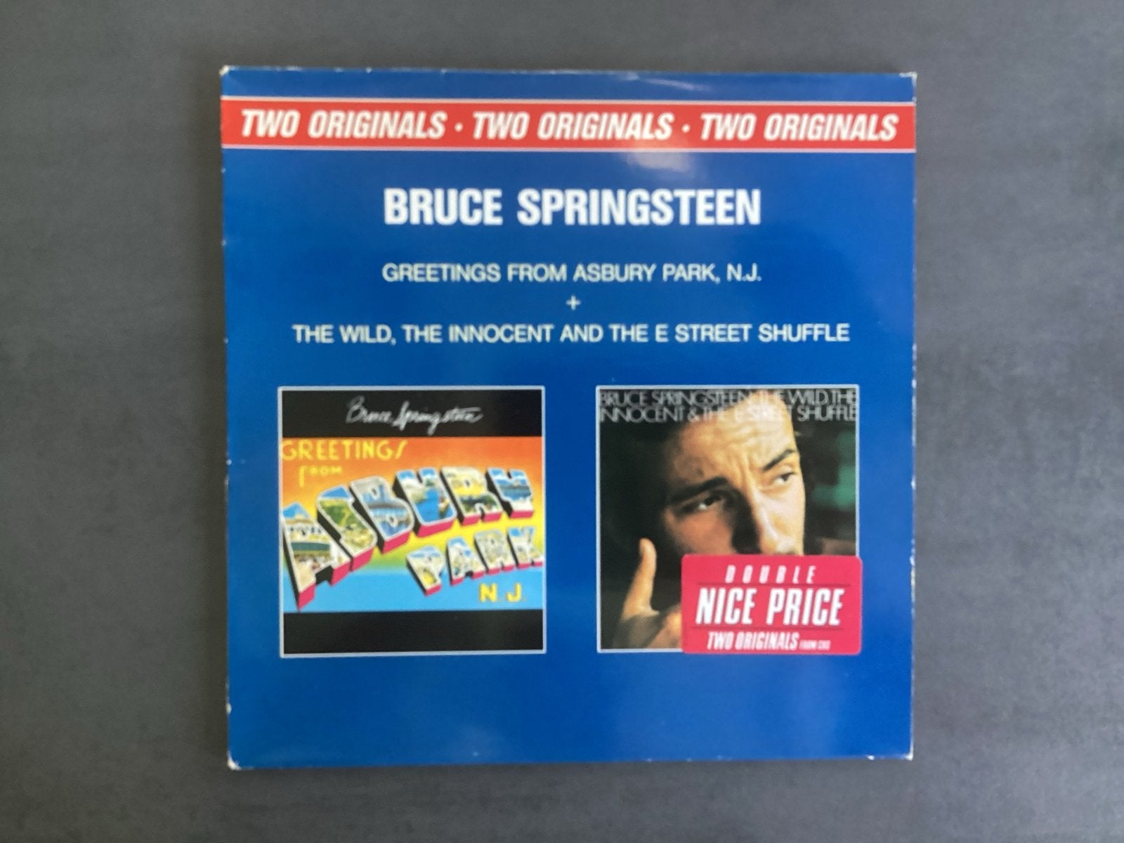 Bruce Springsteen - Two Originals LP (Greetings / Wild & Inn, Ophalen of Verzenden, 12 inch, Dubbel-LP