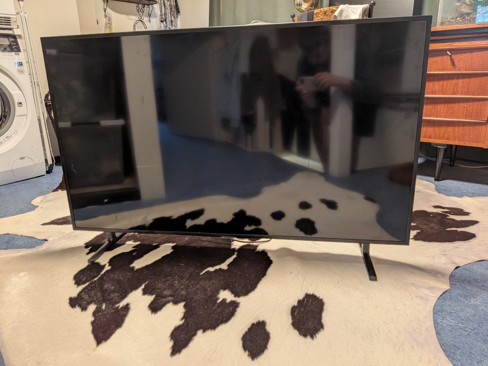 Samsung 50 inch TV met defect - Ideaal voor onderdelen, Ophalen, LED, Samsung, 4k (UHD)