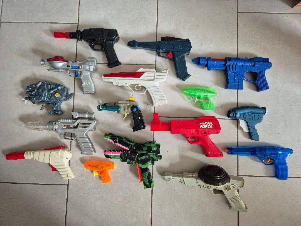 Vintage Retro Space Toy Gun's Ruimte Speelgoed Pistolen, Antiek en Kunst, Ophalen of Verzenden