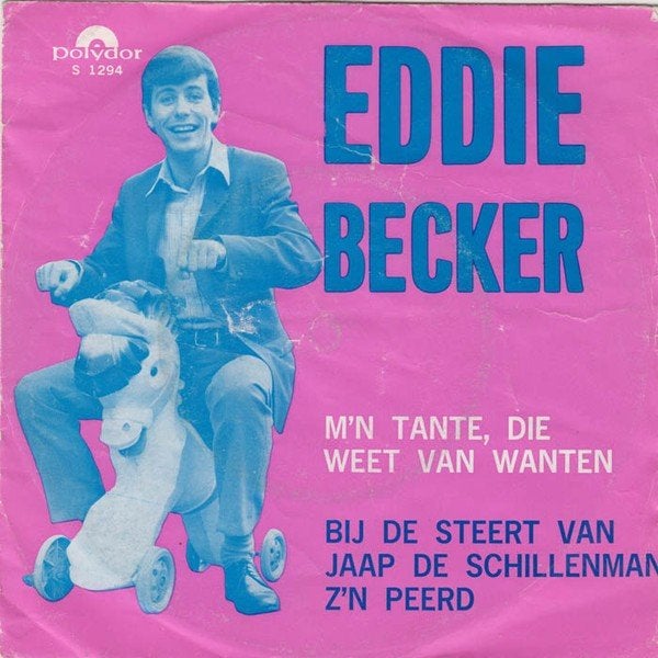 GEZOCHT : Eddie Becker - M'n tante, die weet van wanten, Ophalen of Verzenden, Zo goed als nieuw, Overige formaten