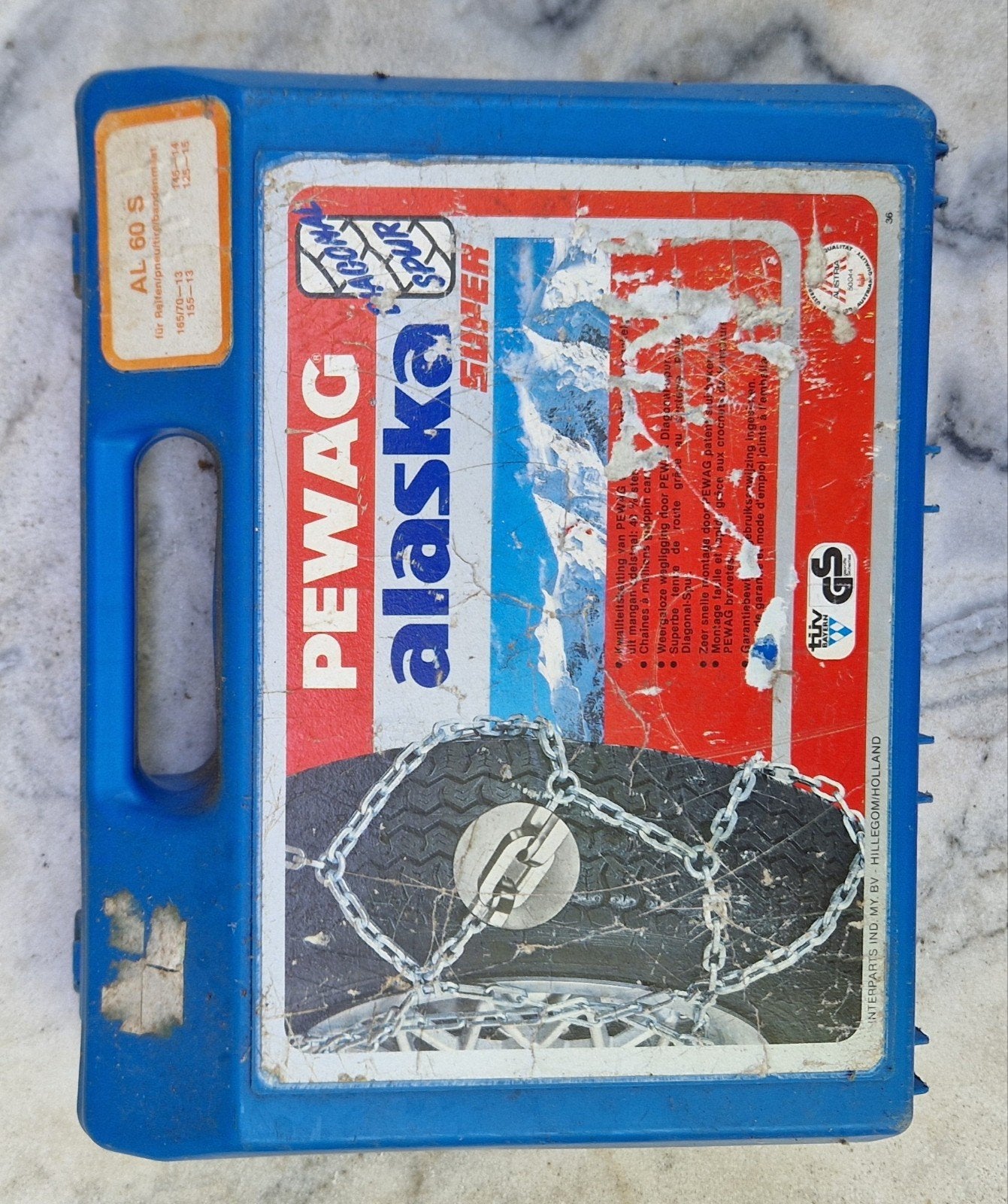 Pewag Alaska Super sneeuwkettingen in koffer, Ophalen, Gebruikt