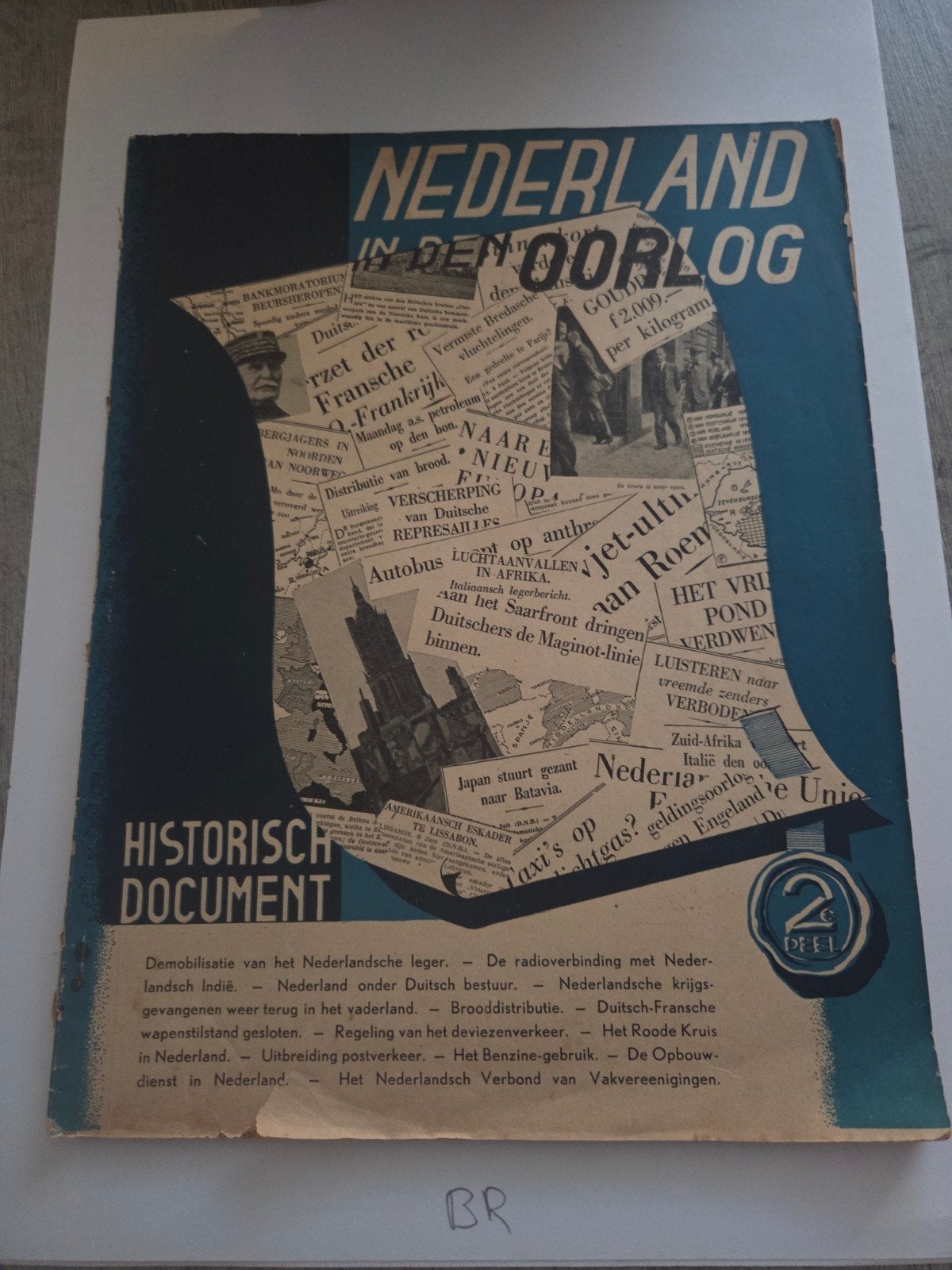 Historisch Document: Nederland in den Oorlog (2e Deel), Boeken, Ophalen of Verzenden, Algemeen, Gelezen, Tweede Wereldoorlog