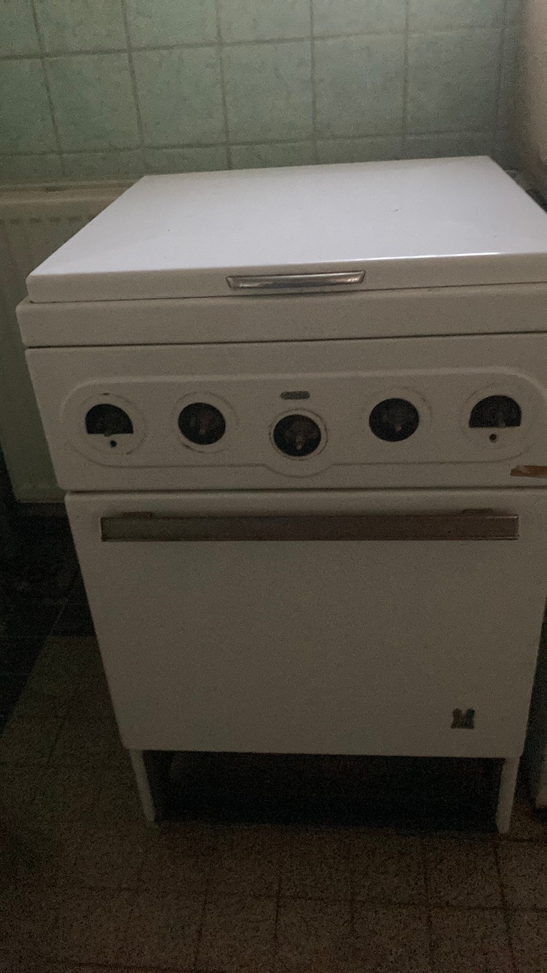 Vintage gasfornuis etna, Ophalen, Gebruikt, 4 kookzones, Gas