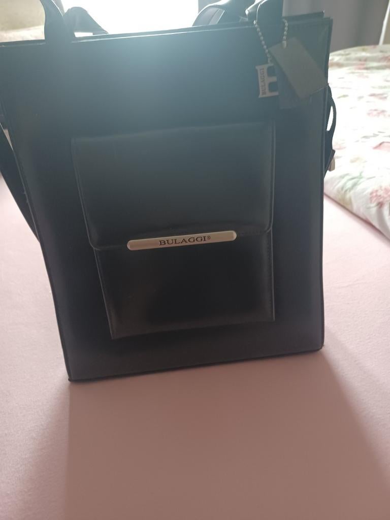 Zwarte Bulaggi schoudertas, Ophalen of Verzenden, Zwart, Handtas