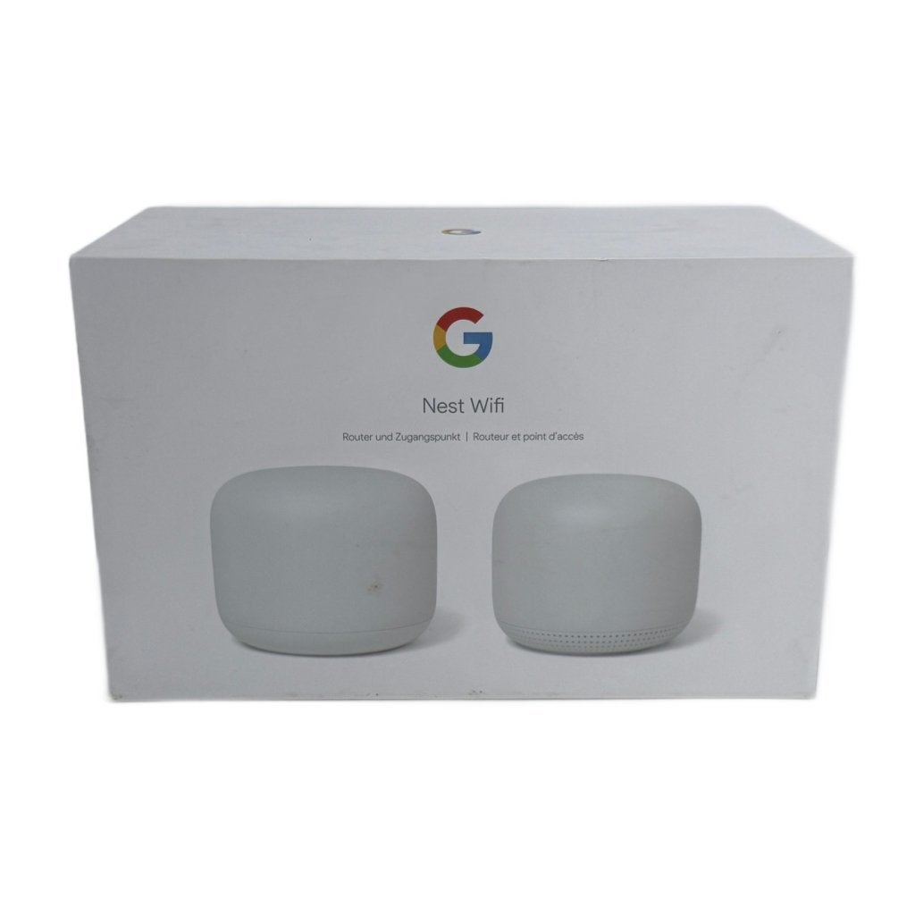 Google Nest Wifi Mesh WiFi Systeem | Router + Wifi Punt |, Google, Zo goed als nieuw, Press@google.com, 1600 Amphitheatre Parkway
Mountain View, CA 94043
USA