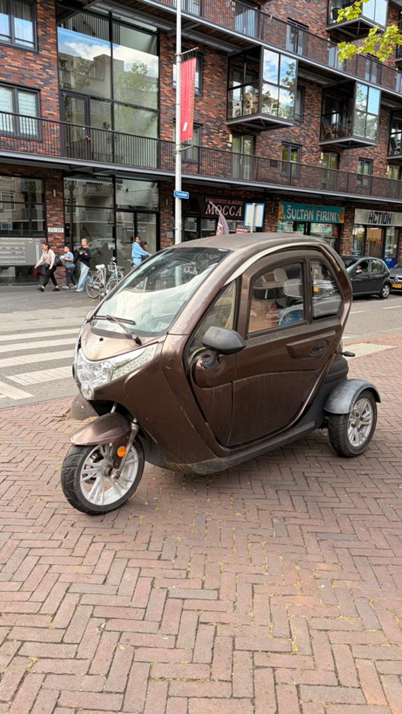 TOL T414 Elektrische Cabine Scooter / Tuktuk – 45km/u, Ophalen, Gebruikt, Elektrisch, Overige modellen