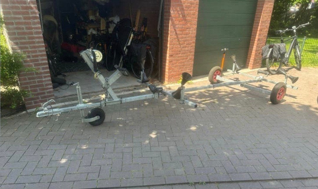 Top trailer - demonteerbaar met verlichting, Ophalen of Verzenden, Gebruikt, Overige typen, Zeilboot of Motorboot