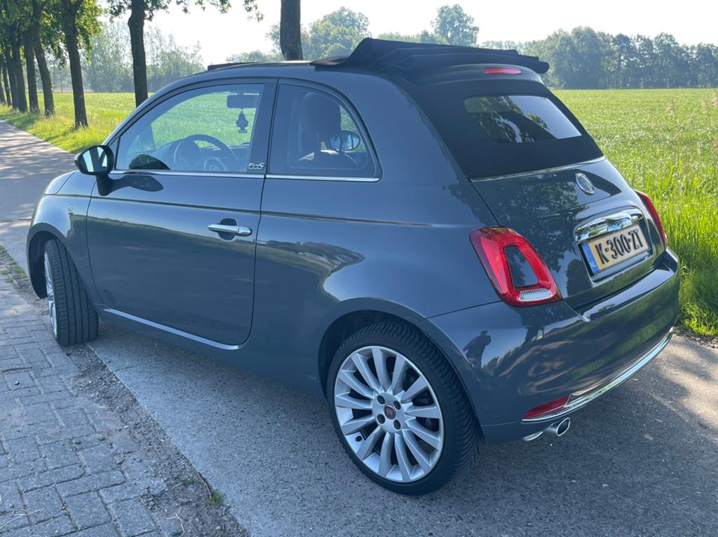 FIAT 500C !! Super Netjes Let Op Model 2016 Facelift, Cabrio, 31 €/maand, 4 cilinders, 100 pk, Handgeschakeld
