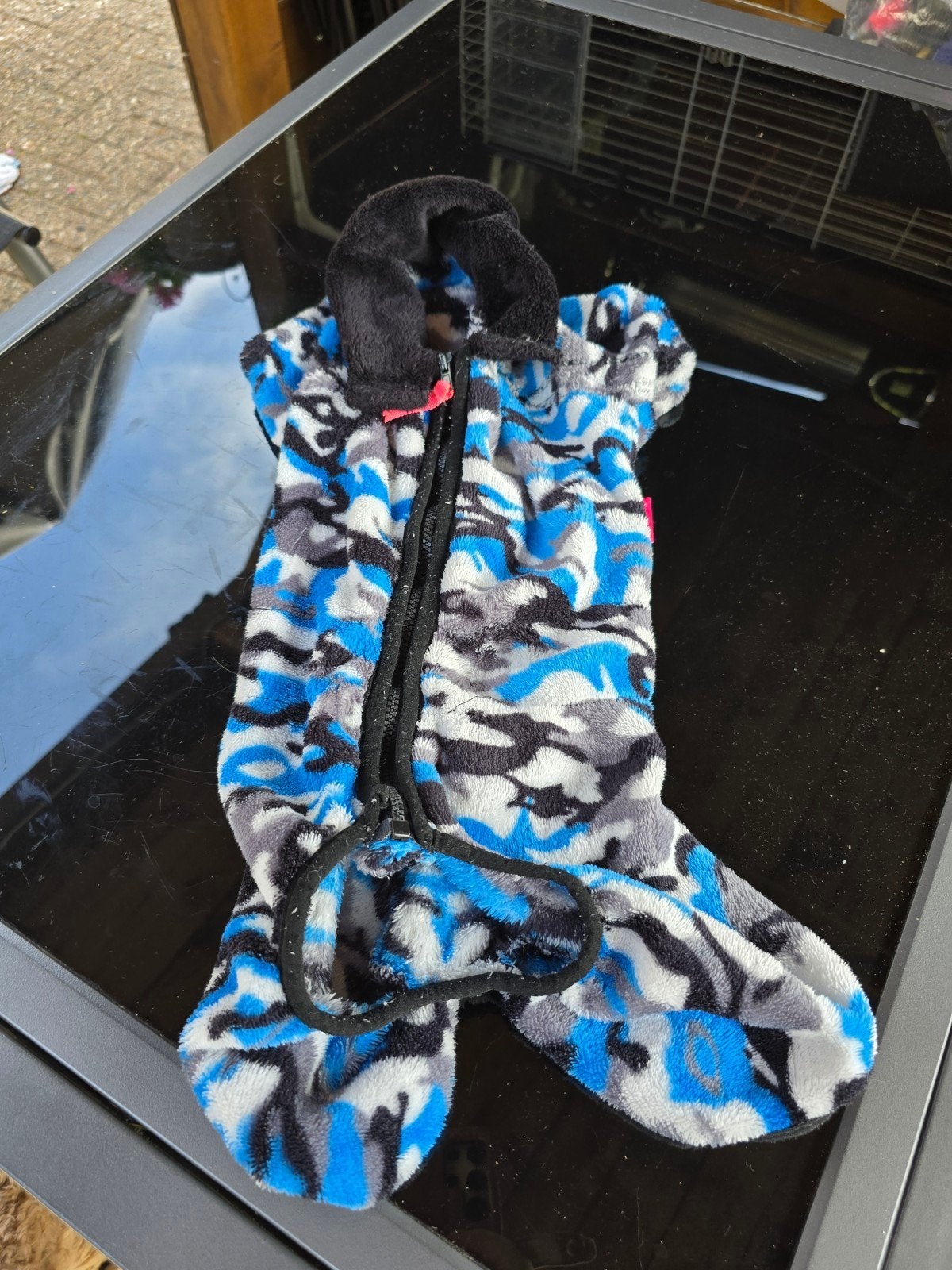 Leuk winter pakje merk formydogs maat 18 pyjama/ huispakje, Dieren en Toebehoren, Gebruikt, S, Ophalen of Verzenden, Hondenpyjama