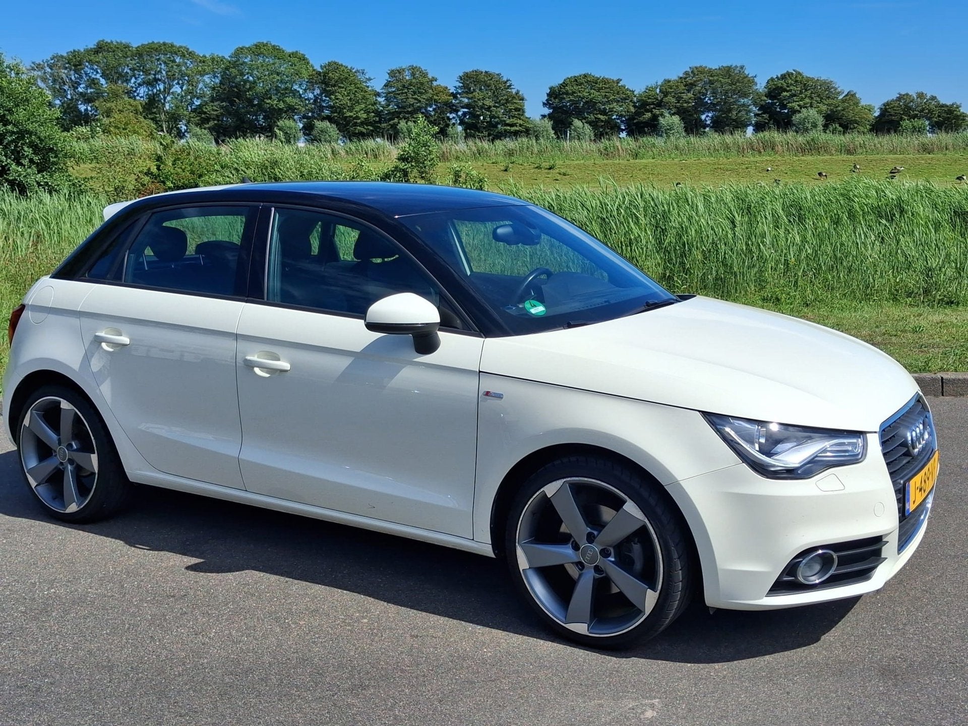 Audi A1 Sportback 1.4 TFSI Ambition Pro Line AUTOMAAT/ AIRCO, Auto's, Euro 5, Zwart, 4 cilinders, 4 stoelen