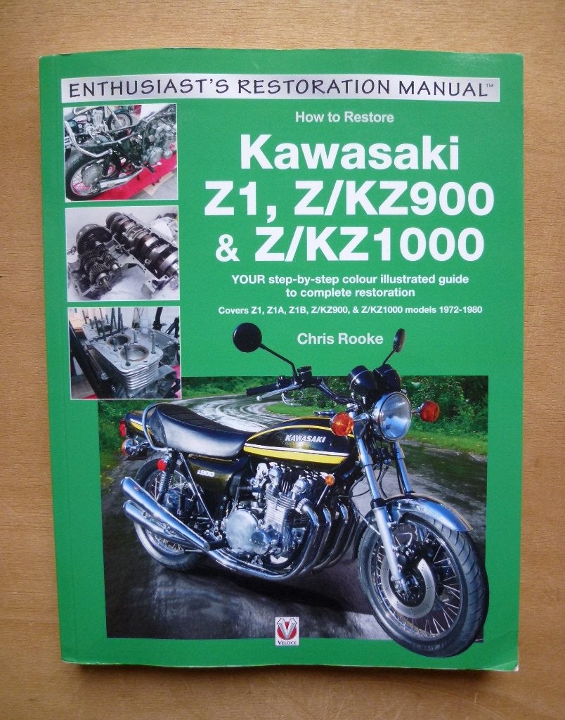 Kawasaki Z1 restauratie handleiding, Motoren, Ophalen of Verzenden, Kawasaki