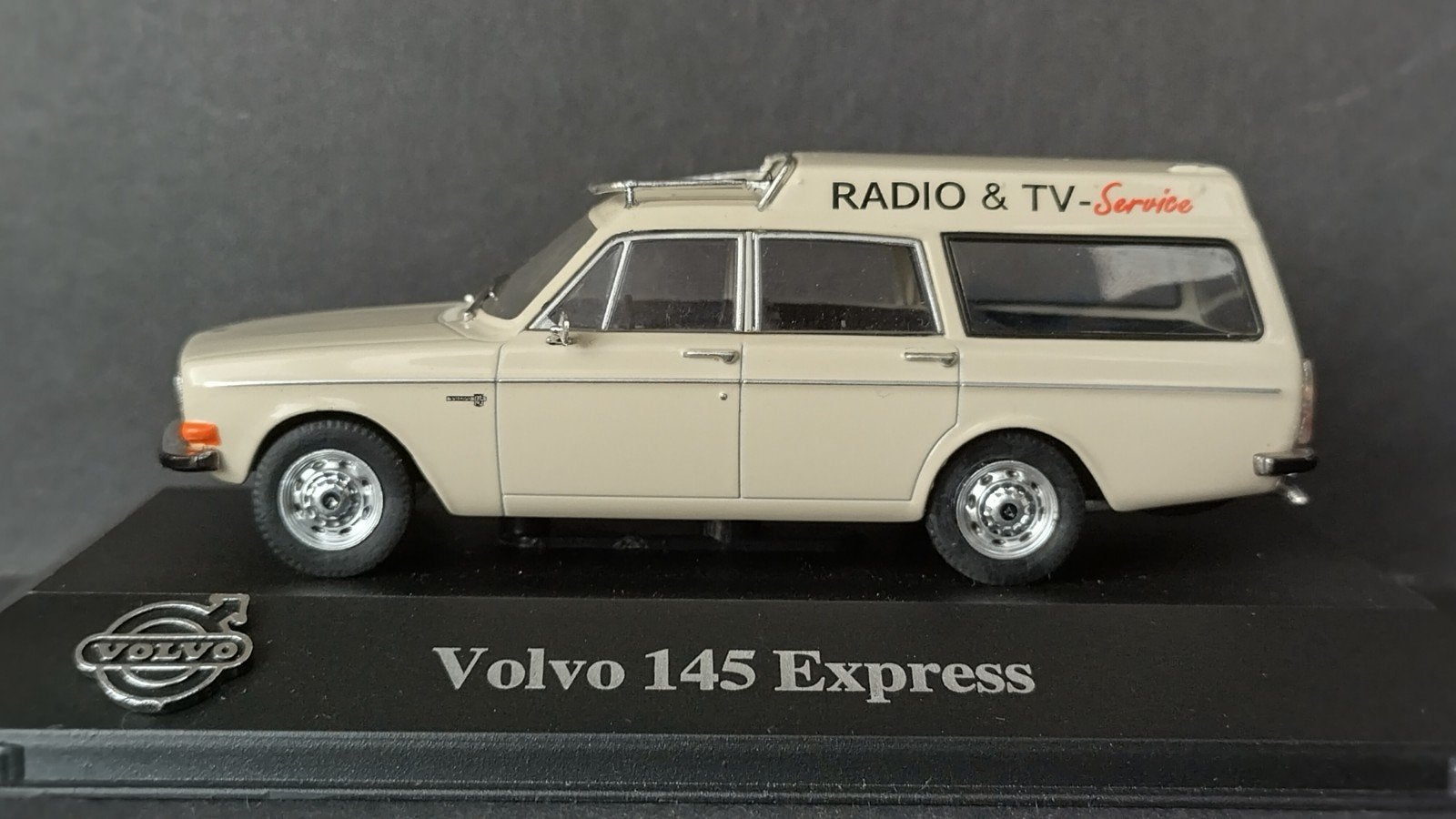 Volvo 145 Express Radio TV service 1:43 Atlas Collection Pol, Overige merken, Auto, Verzenden, .