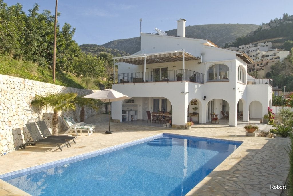 Luxe villa Benitatxell bij Moraira, Costa Blanca, zwembad., Zwembad