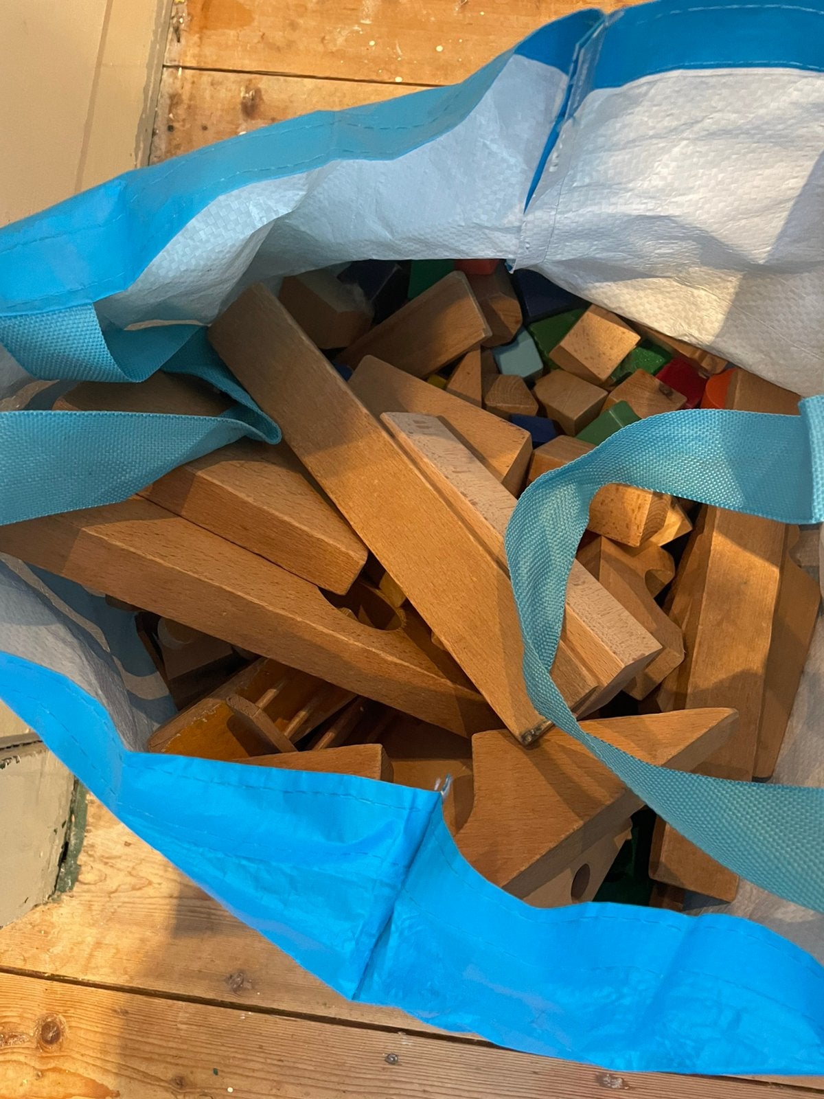 Houten blokken, Ophalen of Verzenden
