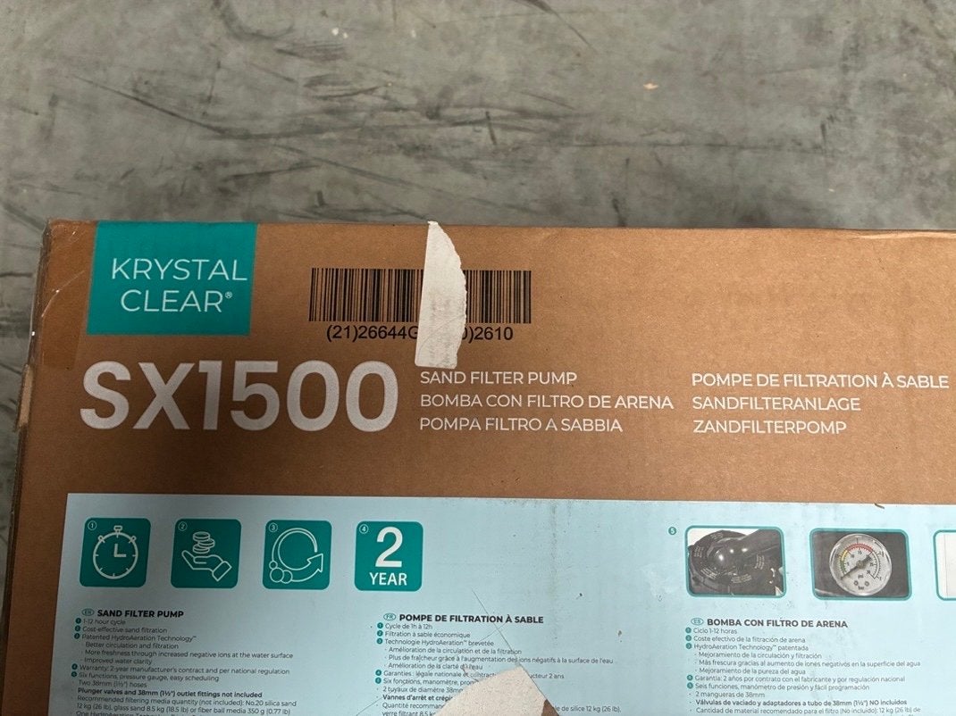 Intex SX1500 zandfilterpomp 4.500/5.700 L/u – NIEUW, Minder dan 80 cm, Rond, Nieuw, Ophalen of Verzenden
