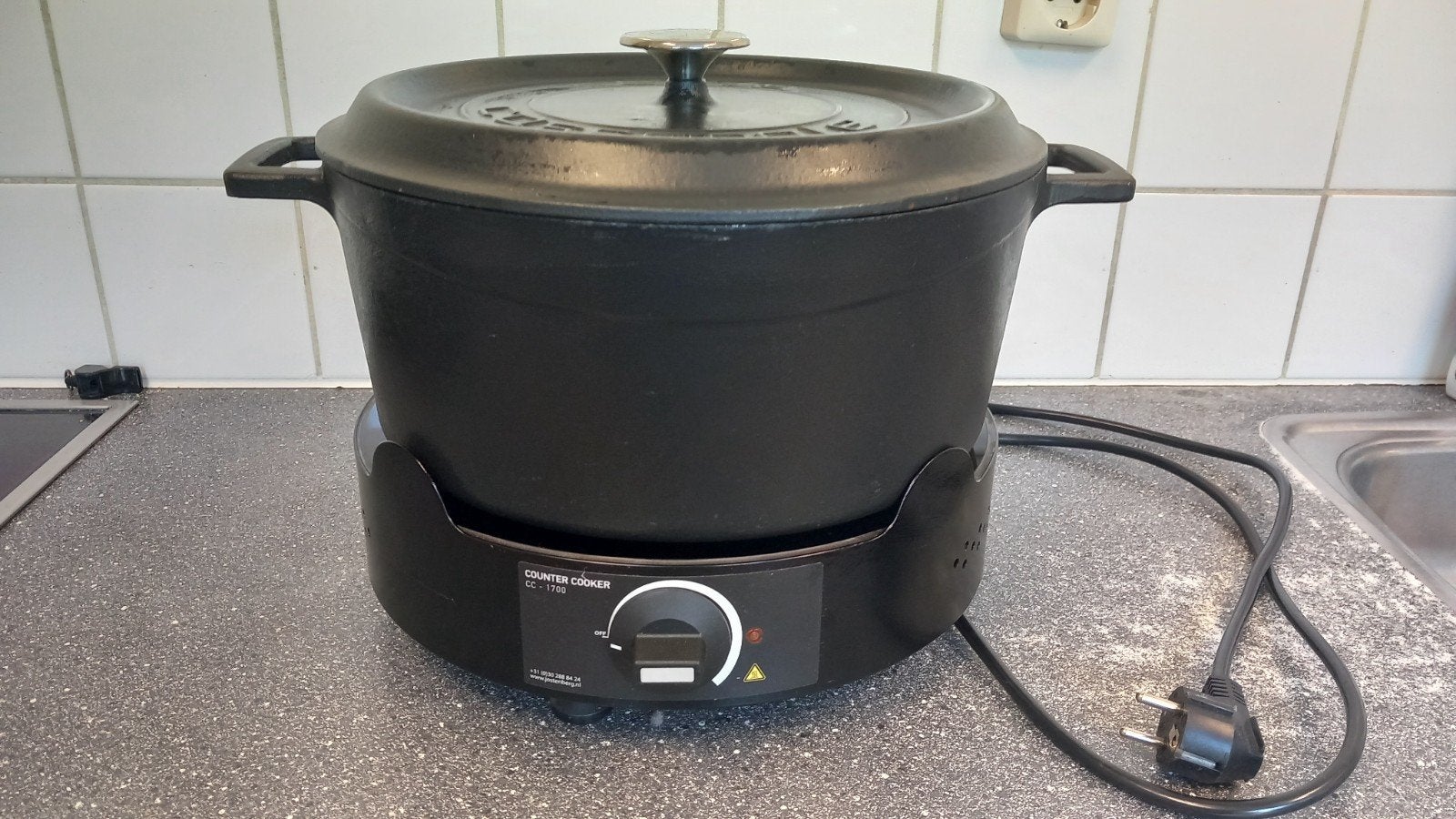 Counter cooker Lava caserol, Ophalen