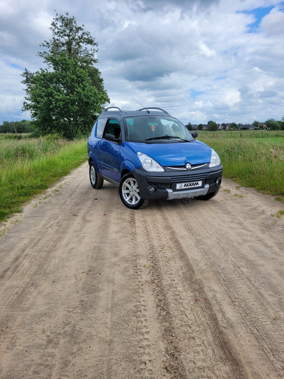 Aixam crossline 2008, Auto's, Stof, Blauw, Diesel, Particulier