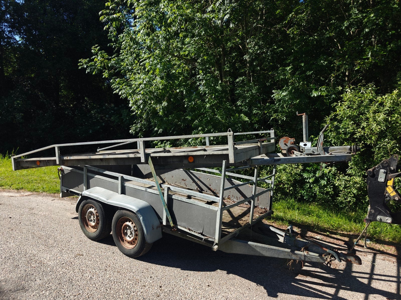Oprijwagen en Tandemasser Opknappers, Ophalen, Gebruikt