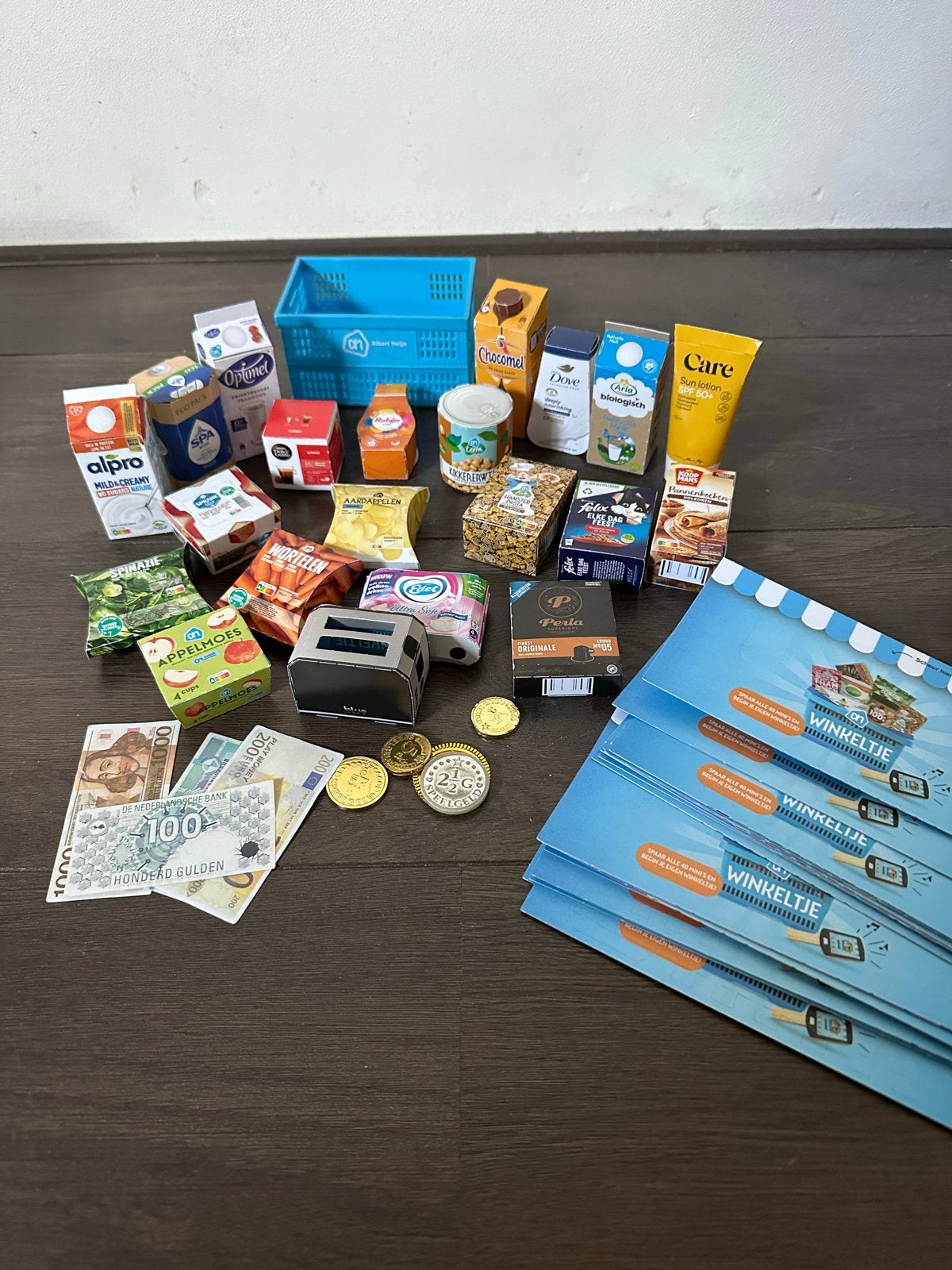 Leuk pakketje boodschappen/winkeltje mini's 1, Ophalen of Verzenden, Zo goed als nieuw