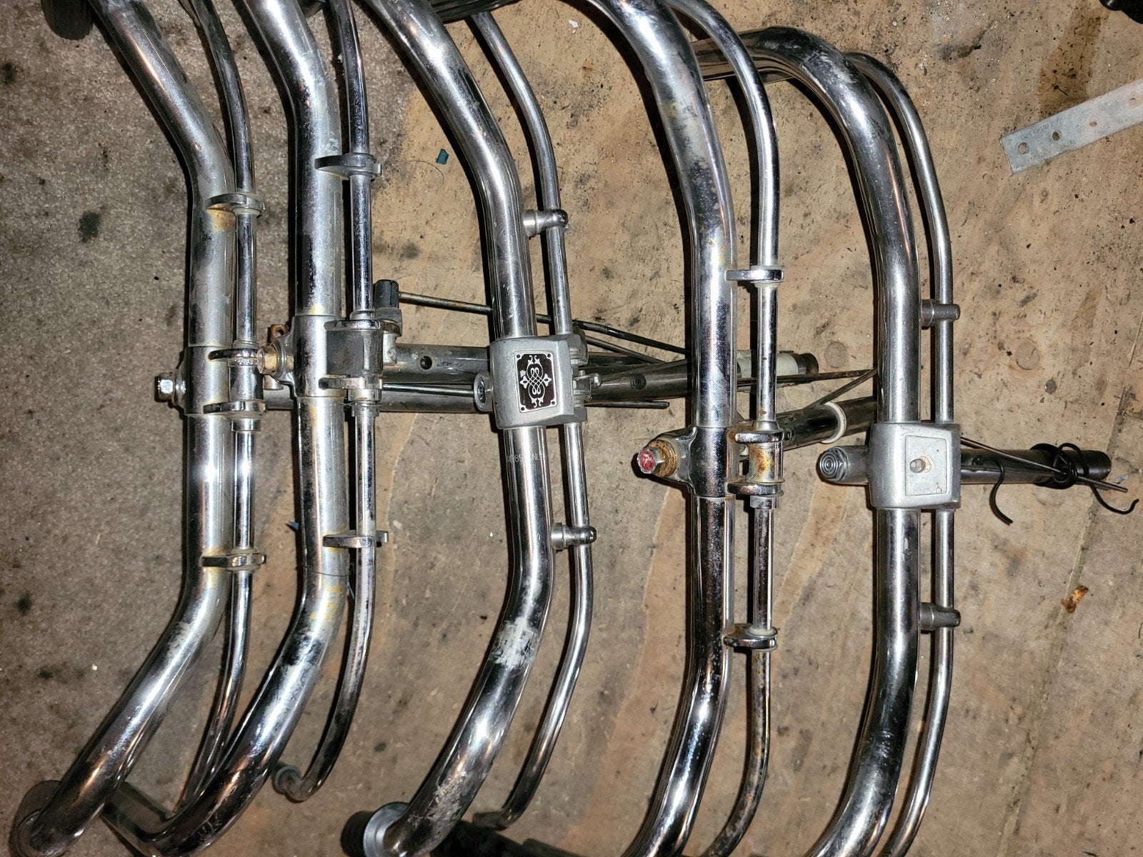 Fiets sturen met remstang bediening, Ophalen, Trommelrem, Gazelle, Jaren '60 of nieuwer