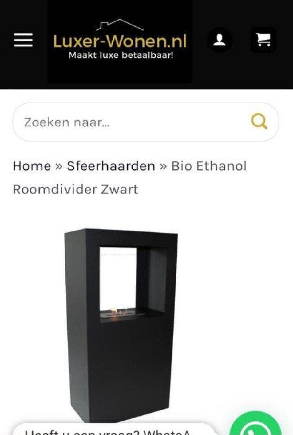 Bio Ethanol haard, Ophalen, Nieuw, Vrijstaande haard, Overige soorten