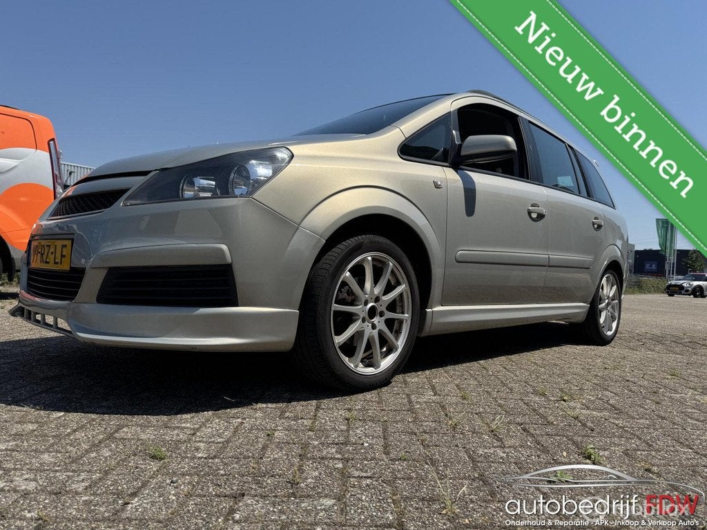 Opel Zafira 1.8/7PERS/TREKHAAK/LM VELGEN/NAP/, Gebruikt, 4 cilinders, Origineel Nederlands, Zilver of Grijs